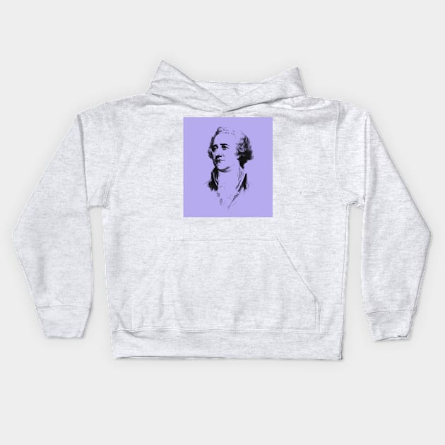 ALEXANDER HAMILTON Kids Hoodie by truthtopower